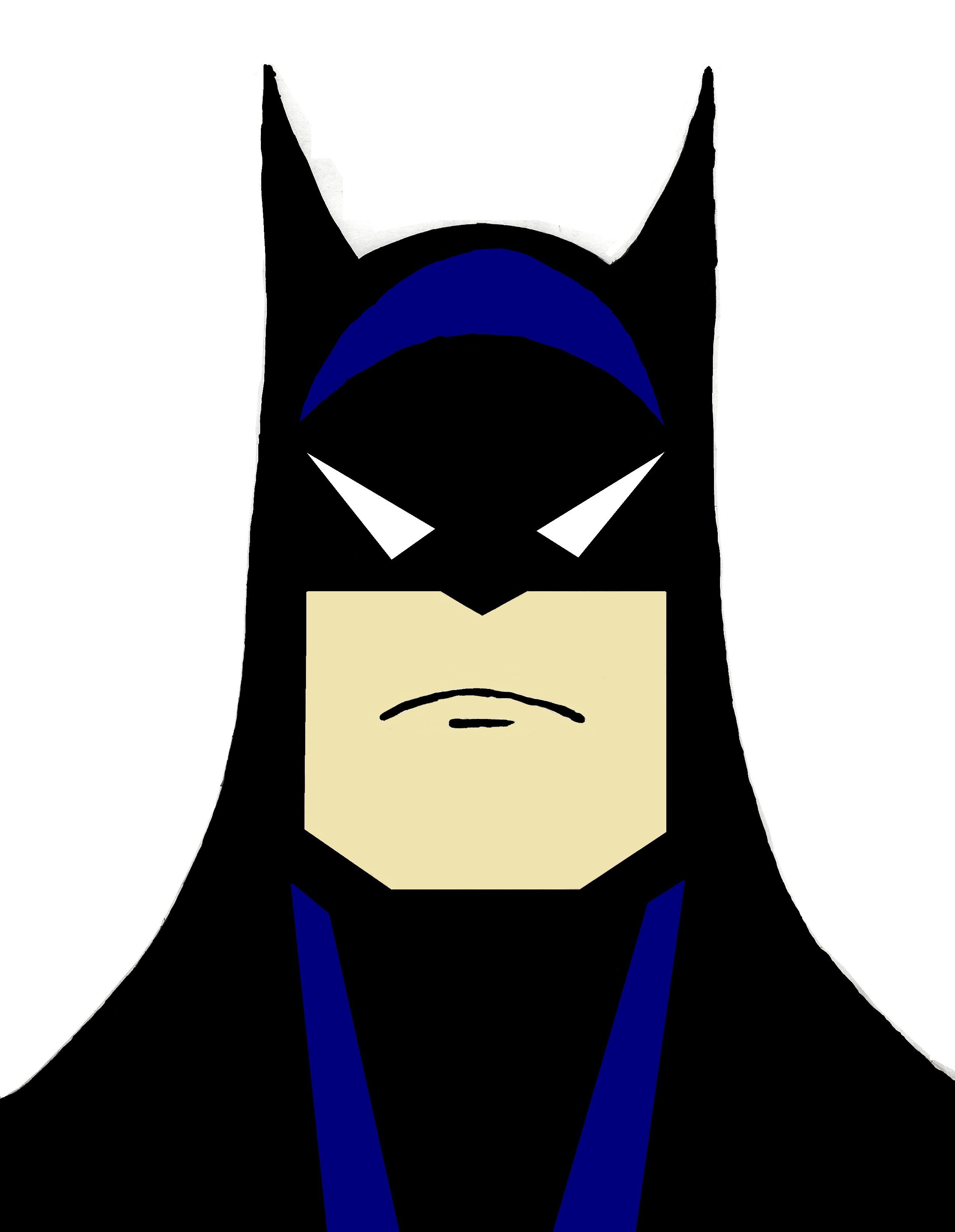 Batman face clipart
