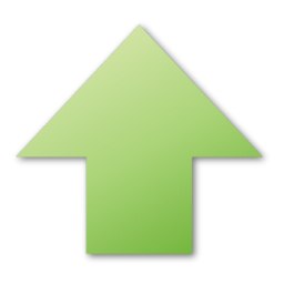 green up arrow icon – Free Icons Download