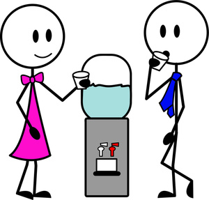 People talking drinking clipart