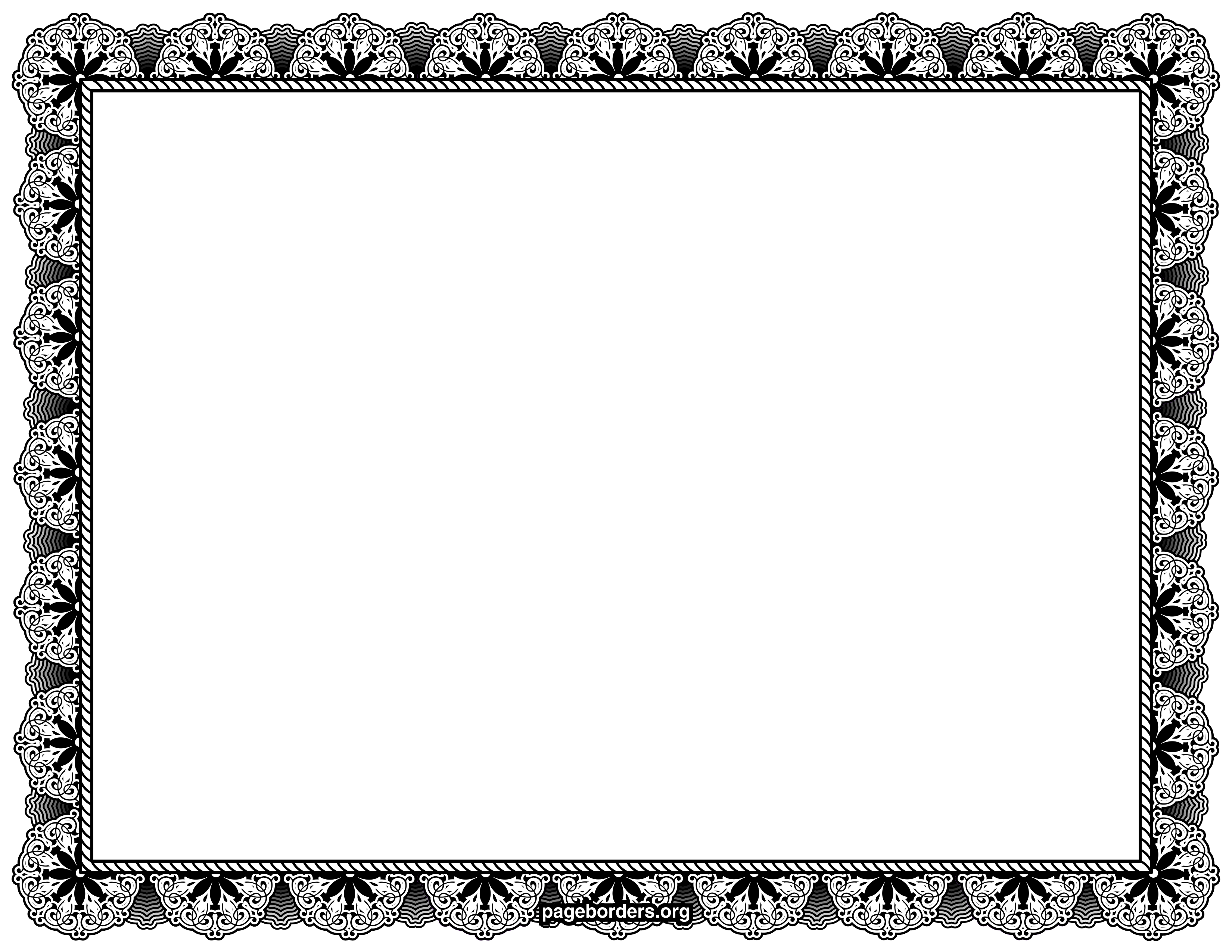 Gift certificate border.