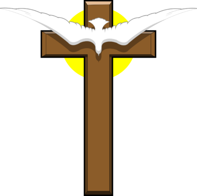 Cross And Dove Clipart
