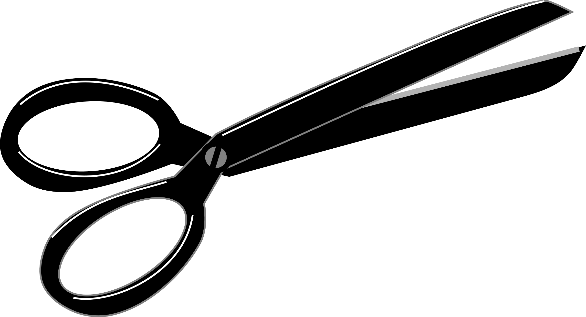 Barber scissors clip art