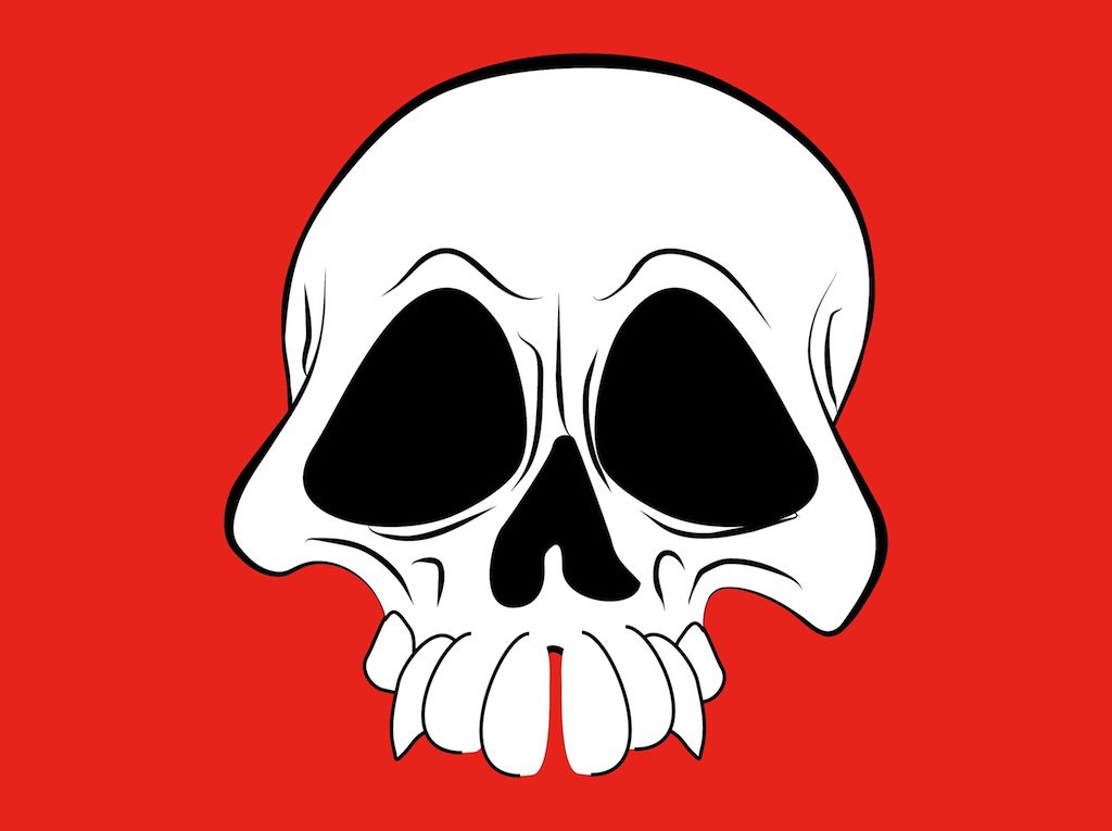 Cartoon Skull Image Vector Art & Graphics | freevector.com