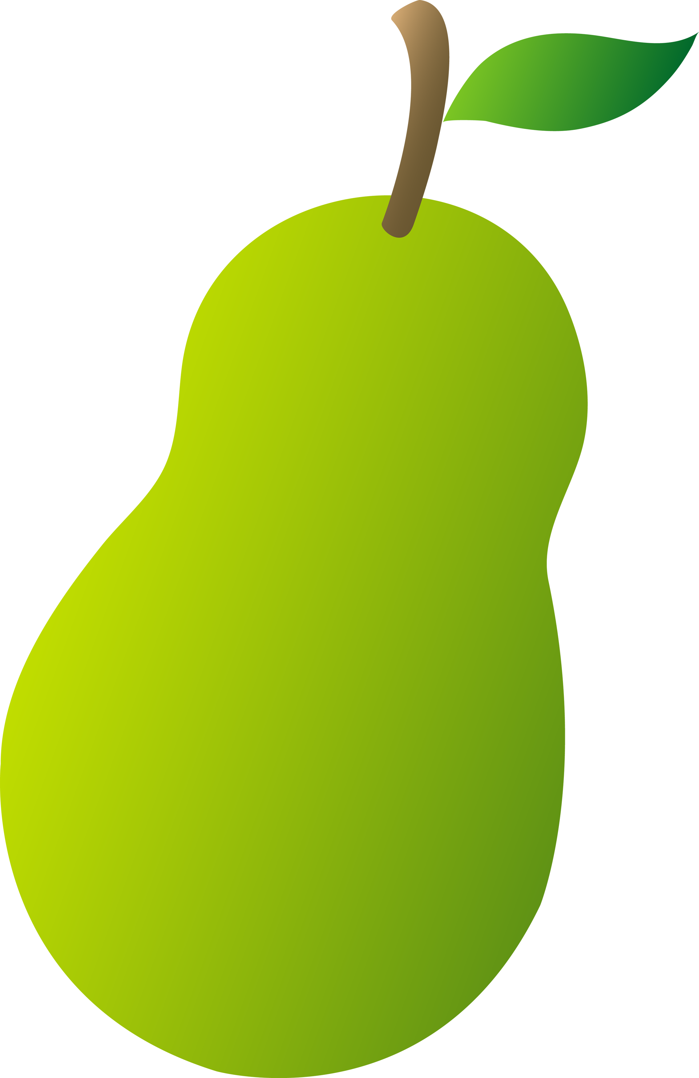 Pear Cartoon Clipart