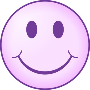 Purple Smiley Face - Polyvore
