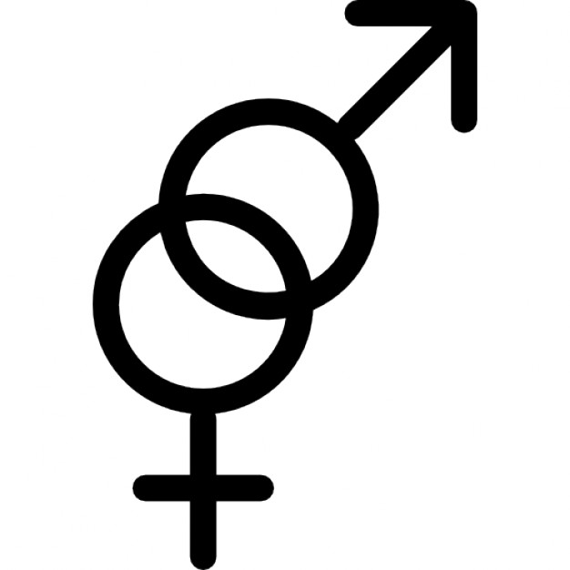 Male and female gender symbols Icons | Free Download