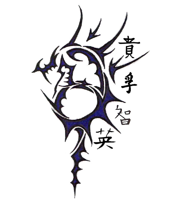 52+ Latest Tribal Dragon Tattoos Designs