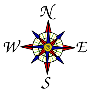 Nautical Compass Rose Clipart