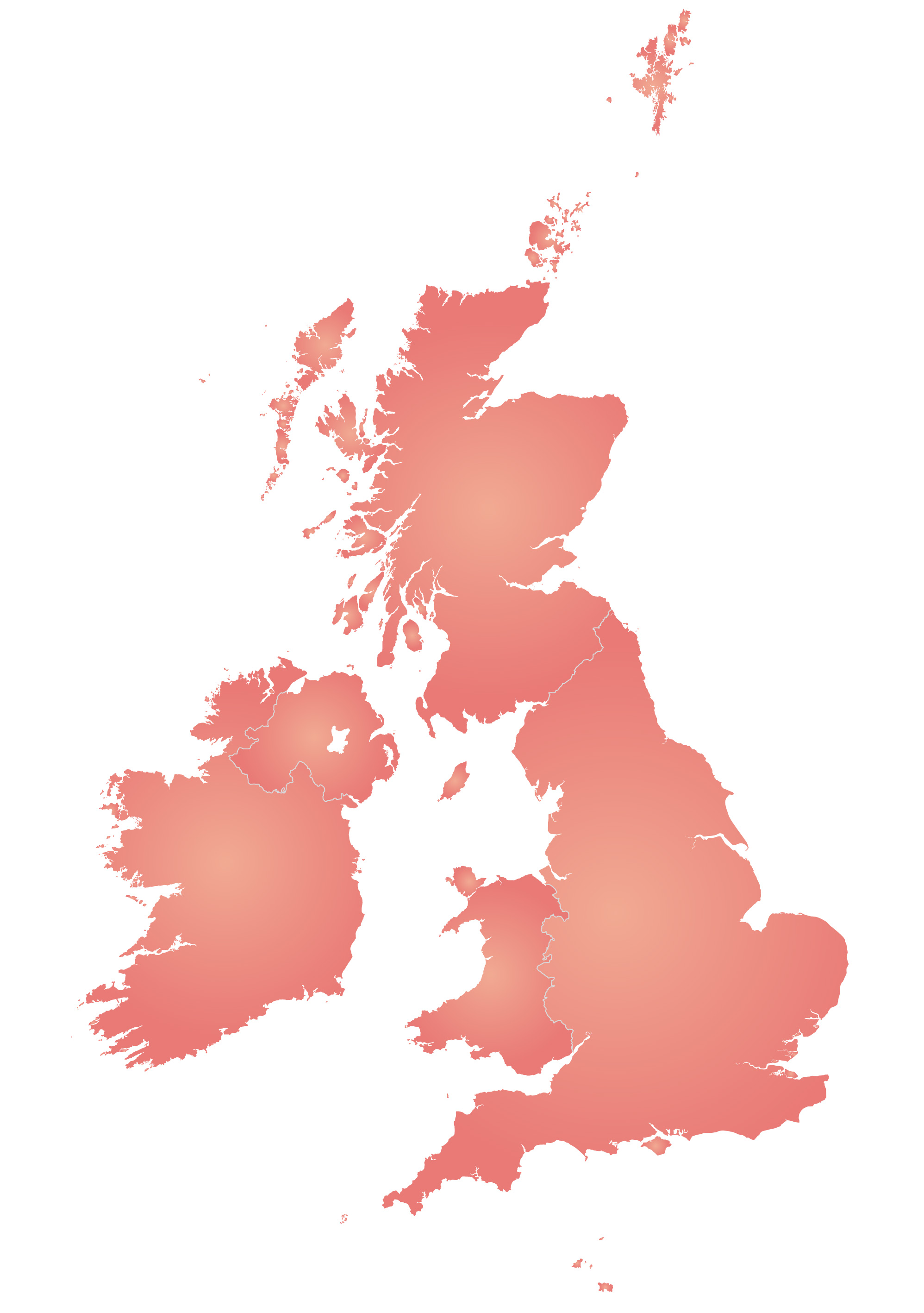 British Isles outline map – royalty free editable vector map - Maproom