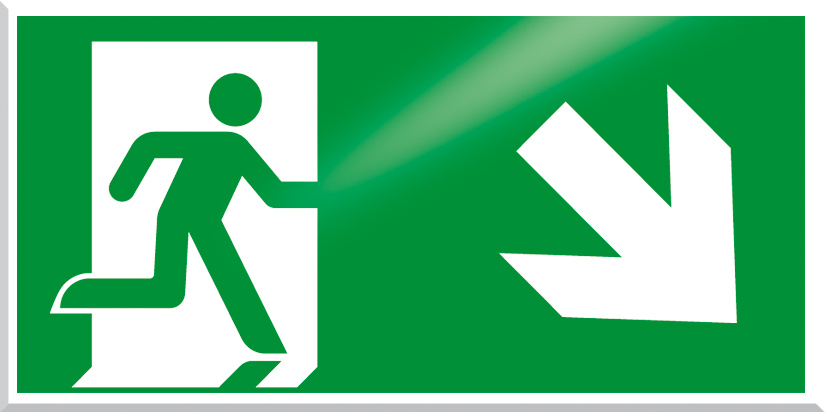 clipart fire exit sign - photo #40