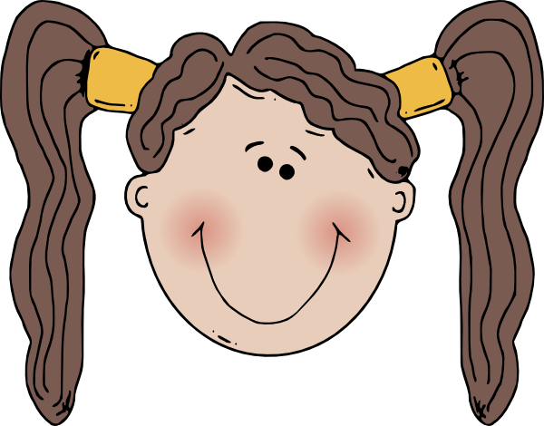 Girl face clipart images