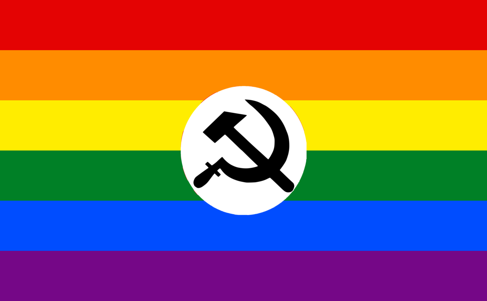 deviantART: More Like Gay-Bolshevik Pride flag by