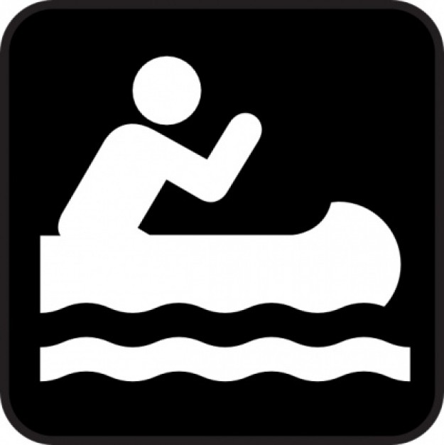Kayak Icon Clipart Vector | Download free Vector
