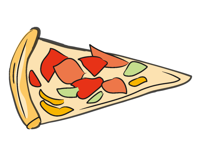 cartoon pizza clipart - photo #7