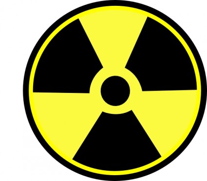 Radioactive Sign clip art Free vector in Open office drawing svg ...