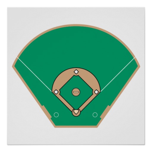 clipart baseball diamond - photo #24