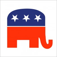 Republican elephant vector logo Free vector for free download ...