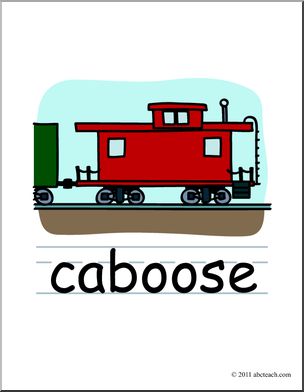 Caboose Clip Art