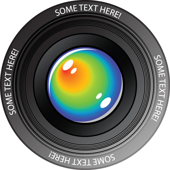 HD camera lens vector material | Free download Web