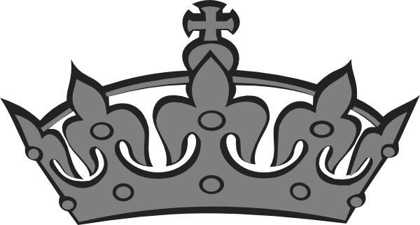 Grey Crown Clip Art - vector clip art online, royalty ...