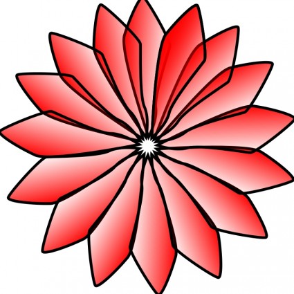 Modern Flower Clip Art - ClipArt Best
