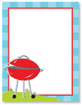Cookout Borders Clipart