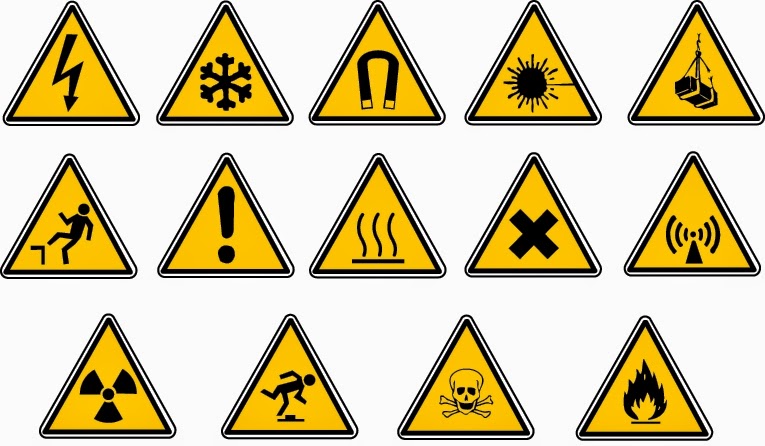 Safety Risks: Machinery Labelling Signs