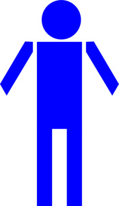 Male Clipart Image - Symbol of a Man or Male Icon