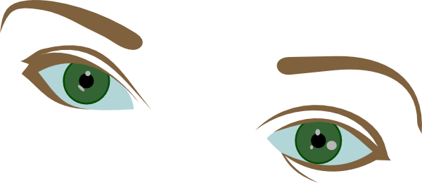 Clip Art Eyes With Eyebrows Clipart
