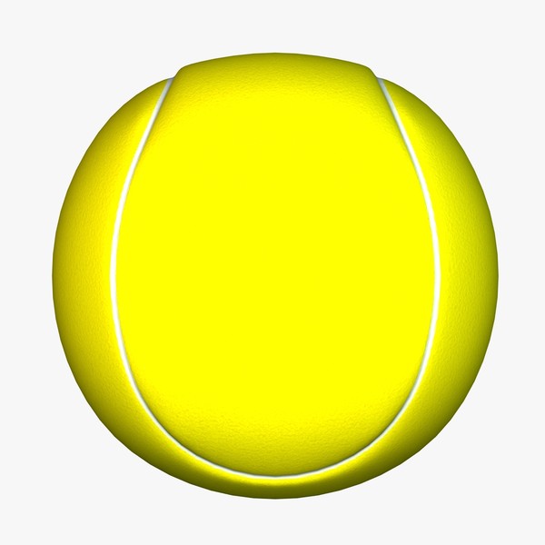 Tennis Ball 3D Model Made with 123D 123Dapp.