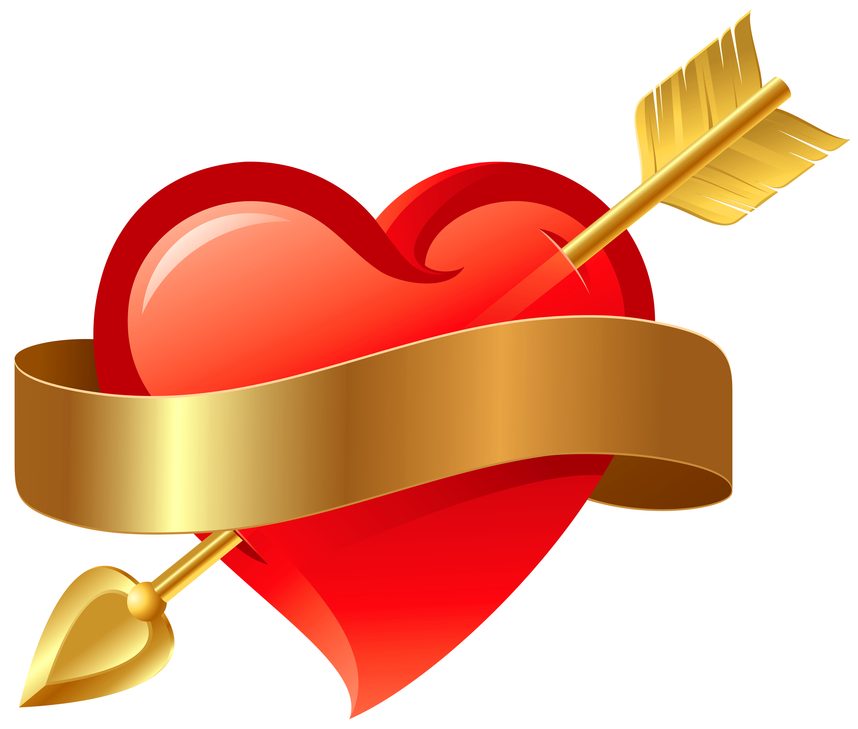 clip art heart with an arrow - photo #14