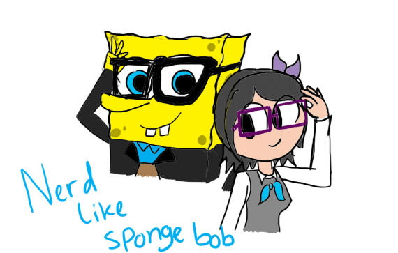 Spongebob Nerd Glasses Drawing - YayTrend