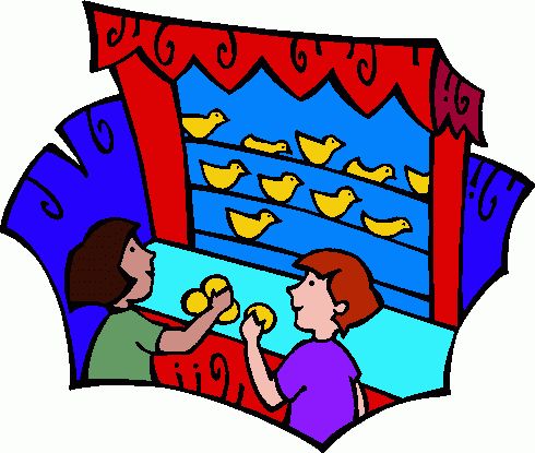 Kids carnival games clipart