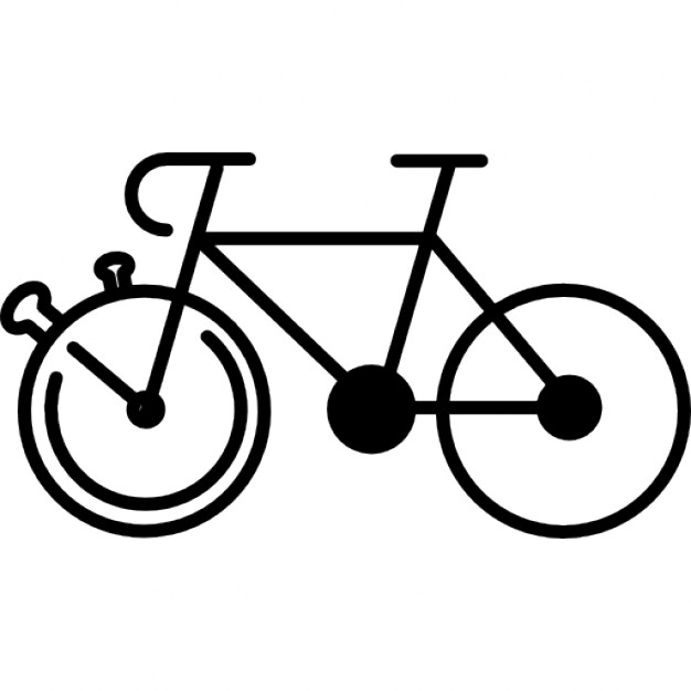 Mountain bike outline variant Icons | Free Download