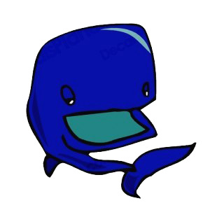 Whale open mouth clipart