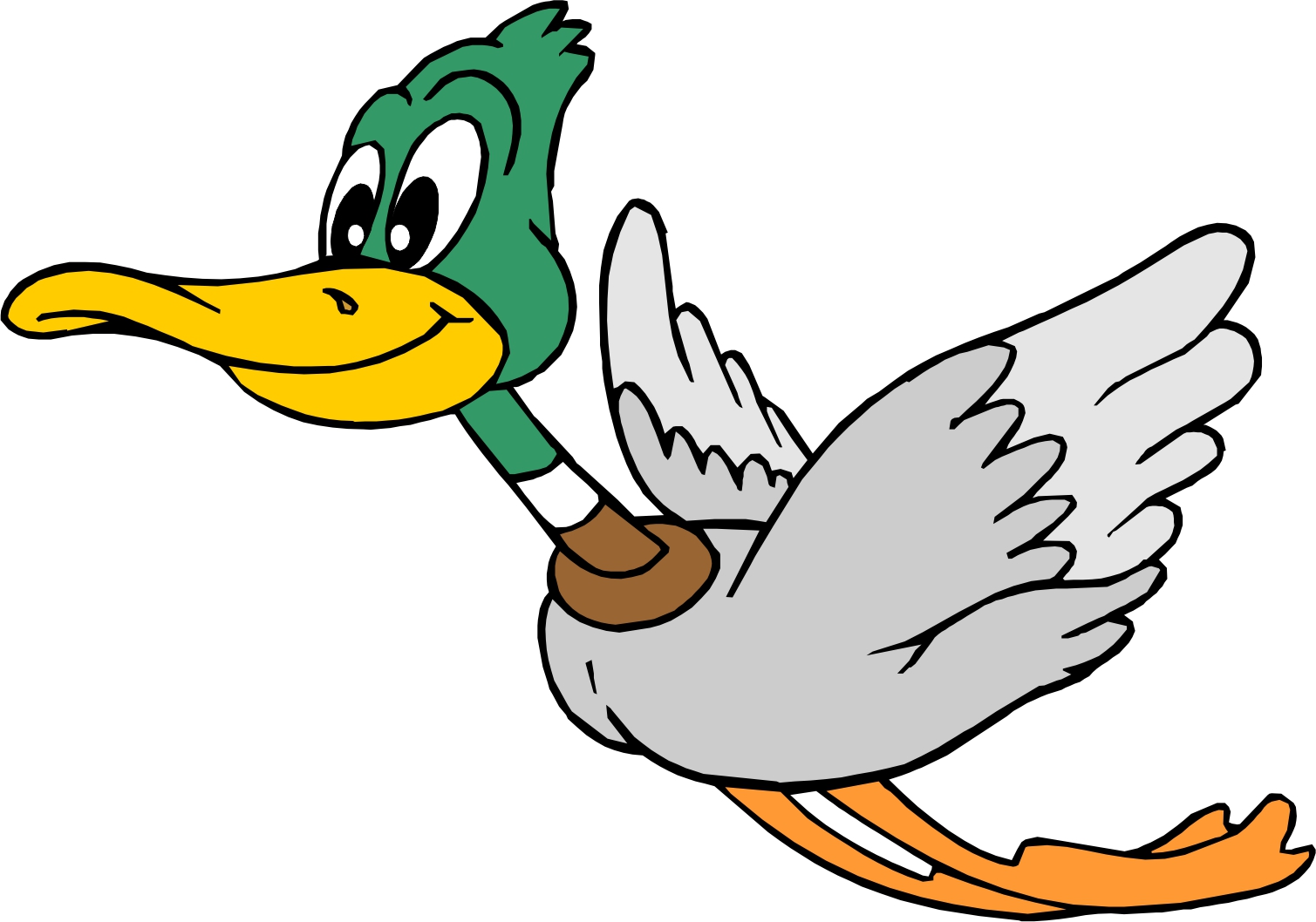 free clip art cartoon ducks - photo #30