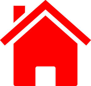 Simple Red House clip art - vector clip art online, royalty free ...