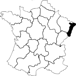 Alsace France Map clip art - vector clip art online, royalty free ...