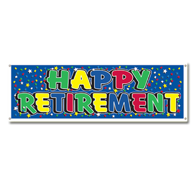 happy retirement banner - get domain pictures - getdomainvids.