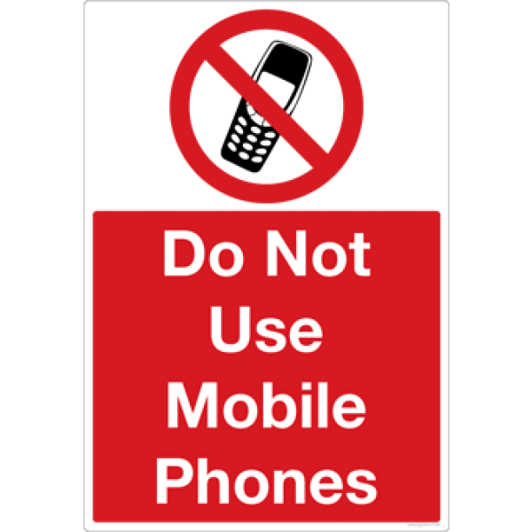 Buy 3M Safety Signs online Do not use mobile phones from India's ...