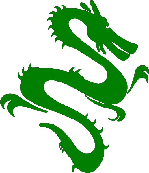 Dragon Green clip art - vector clip art online, royalty free ...