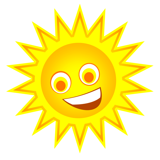 clip art happy face sun - photo #31