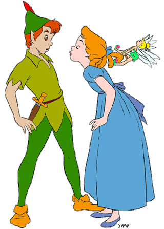 Peter Pan and Wendy Clipart - Disney Clipart Galore