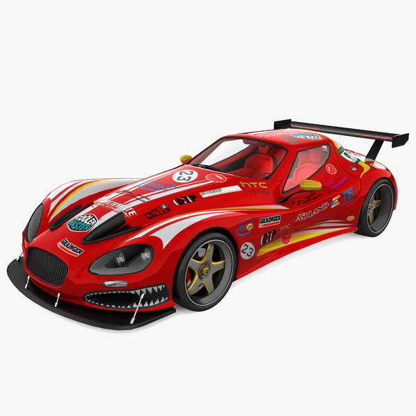 3d race car gillet vertigo model