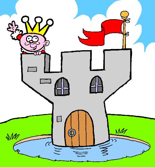 Draw a Cartoon Castle.