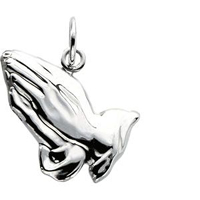 Praying Hands Medal, Praying Hands Jewelry as Charms & Pendants
