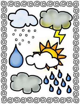 WEATHER CLIP ART BUNDLE (PERSONAL AND COMMERCIAL USE ...