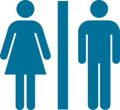 Male And Female Bathroom Symbols - ClipArt Best