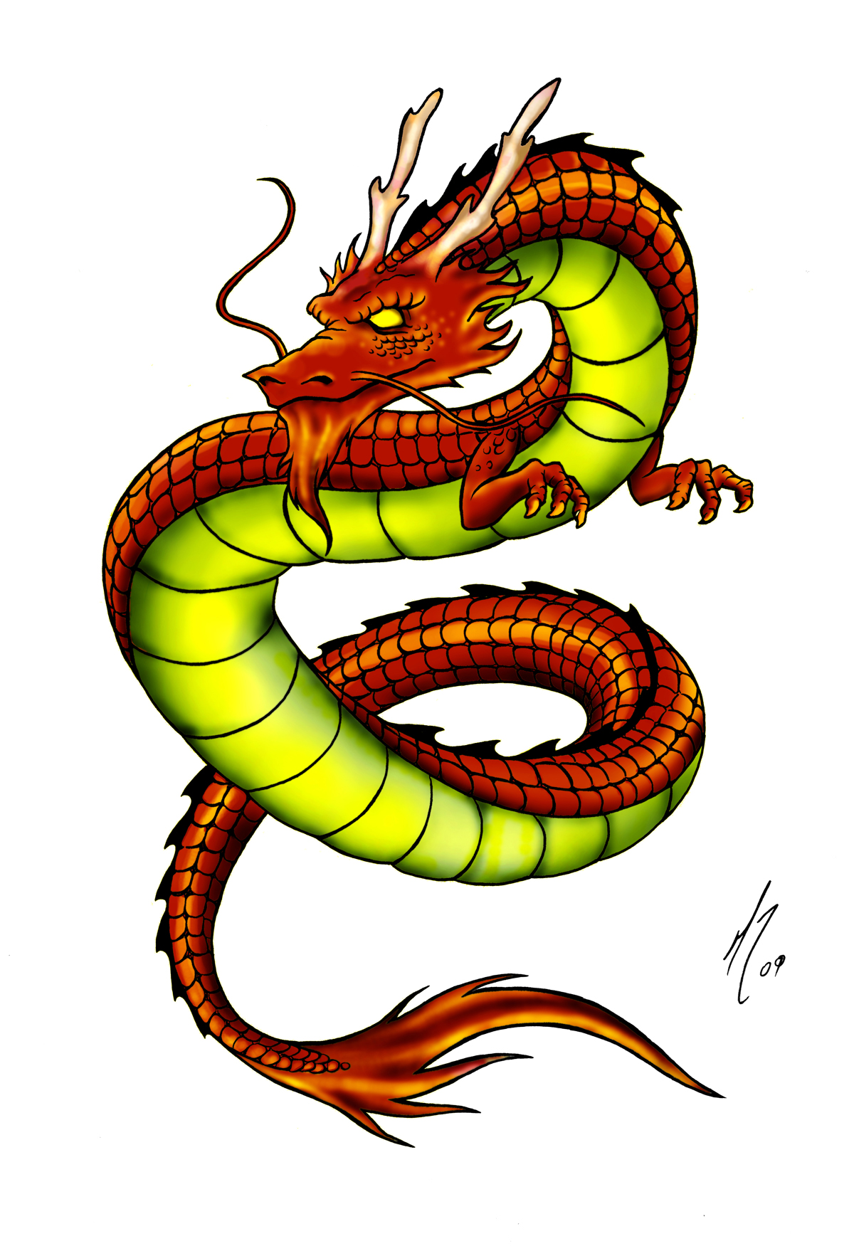Chinese Dragon Cartoon