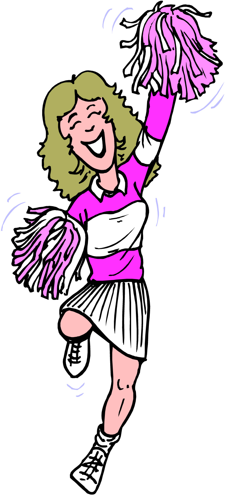 free animated clipart of cheerleaders - photo #37